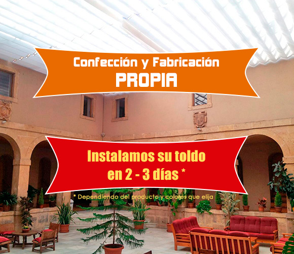 Instaladores profesionales de toldos en Segovia.